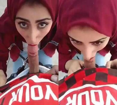 Gorgeous Arab girl sucking big dick bbw porn leaked mms