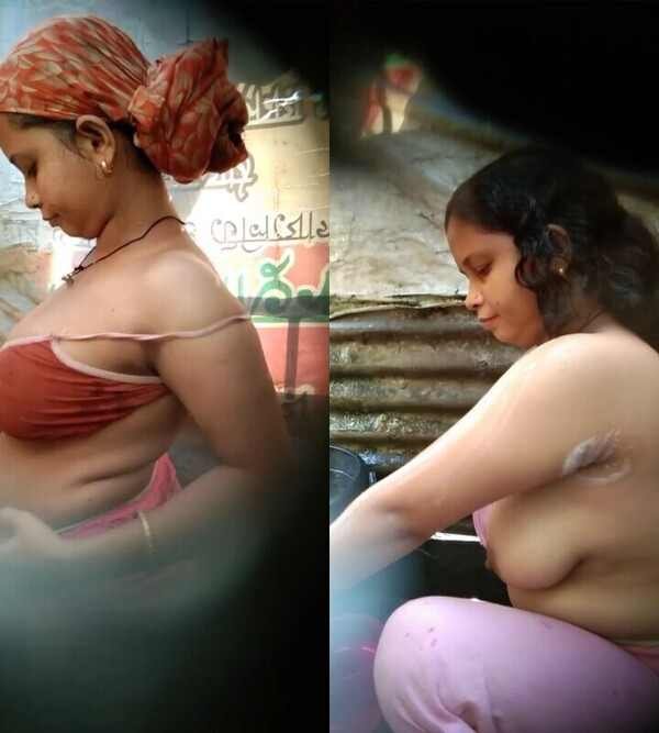 Village big boobs desibhabhisex bathing hidden captured leaked