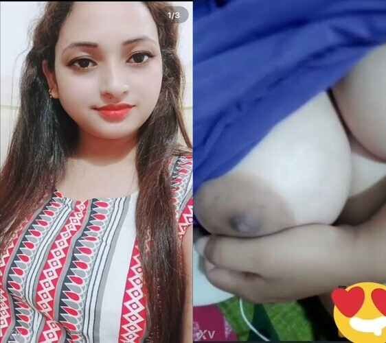 Super cute babe indian tits showing boobs nude mms HD