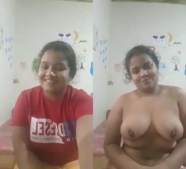 Beautiful sexy girl xxx indian hindi showing big tits mms