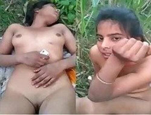 Village beautiful 18 girl desi porn site fucking bf first time in jungle