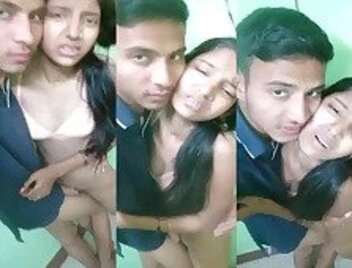 Sexy collage lover couple new desi porn enjoy nude mms