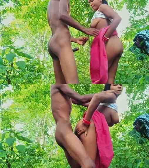 Amateur village indian aunty pron video nephew stand fucked outdoor HD